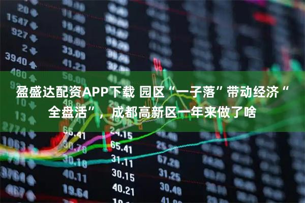 盈盛达配资APP下载 园区“一子落”带动经济“全盘活”，成都高新区一年来做了啥