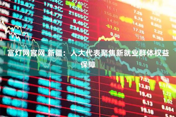 富灯网官网 新疆：人大代表聚焦新就业群体权益保障