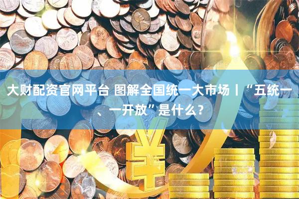 大财配资官网平台 图解全国统一大市场丨“五统一、一开放”是什么？